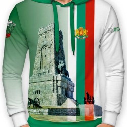 3D мъжки спортен суитшърт Шипка с герб 8679