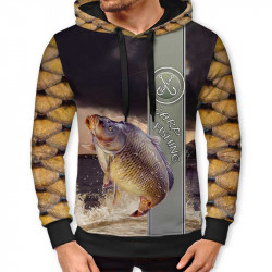 3D мъжки спортен суитшърт Carp Fishing # 7828