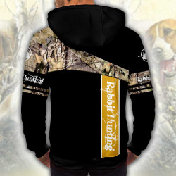 3D мъжки спортен суитшърт Rebbit Hunting