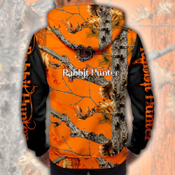 3D мъжки спортен суитшърт rebbit Huntier