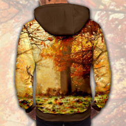 3D мъжки спортен суитшърт с ловни мотиви Благореден елен