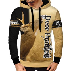 3D мъжки спортен суитшърт DEER # 12995