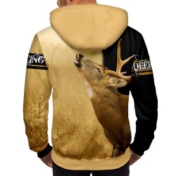 3D мъжки спортен суитшърт DEER # 12995