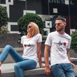 Комплект тениски за влюбени двойки 12572 Комплект тениски за влюбени двойки 12572