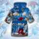 Детски халат за баня с джобове и качулка с анимация 10821