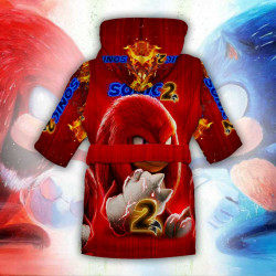 Детски халат за баня с джобове и качулка с анимация 10969 Детски халат за баня с джобове и качулка с анимация 10969