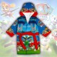 Детски халат за баня с джобове и качулка с анимация 10570