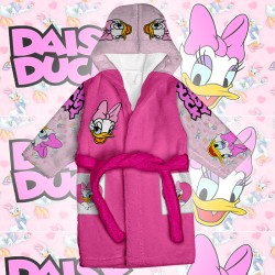 Детски халат за баня с джобове и качулка с анимация 13047 Детски халат за баня с джобове и качулка с анимация 13047