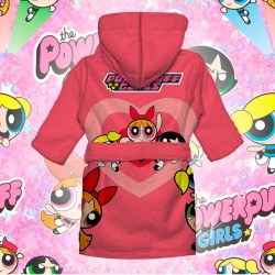 Детски халат за баня с джобове и качулка с анимация 13054 Детски халат за баня с джобове и качулка с анимация 13054