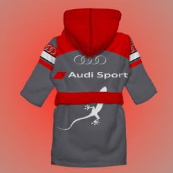 Детски халат за баня с джобове и качулка 13808 Детски халат за баня с джобове и качулка 13808