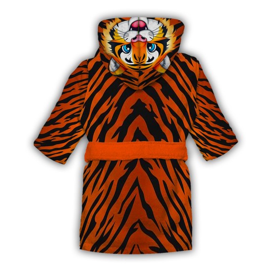 Детски халат за баня с реалистичен дизайн "Тигърче" 14200 - Българско производство