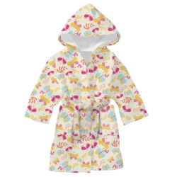 Детски халат за баня с дигитален печат Пеперуди Детски халат за баня с дигитален печат Пеперуди