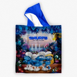 Детско плажно пончо с качулка от мека и абсорбираща хавлия 13392 Детско плажно пончо с качулка от мека и абсорбираща хавлия 13392