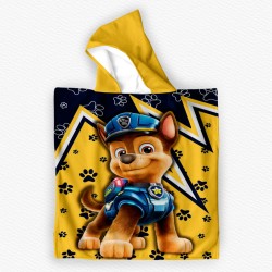 Детско плажно пончо с качулка от мека и абсорбираща хавлия 13381 Детско плажно пончо с качулка от мека и абсорбираща хавлия 13381