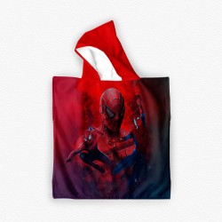 Детско плажно пончо с качулка от мека и абсорбираща хавлия 13370 Детско плажно пончо с качулка от мека и абсорбираща хавлия 13370