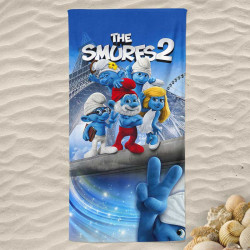 3D Плажна хавлиена кърпа SMURES 3D Плажна хавлиена кърпа SMURES