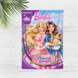3D детска хавлиена кърпа Barbie