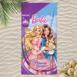 3D детска хавлиена кърпа Barbie