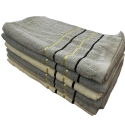 Комплект от 6 бр. хавлиени кърпи в размер 50/80 см - 100% памук 13881