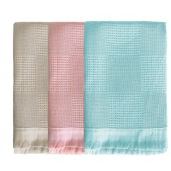 Стилна вафлена кърпа Адерин размер 70/140 в различни цветове