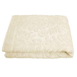 Хавлиена кърпа от 100% памук Делинда в цвят екрю