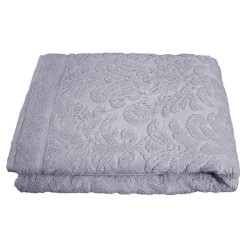 Хавлиена кърпа от 100% памук Делинда в сив цвят