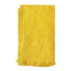 Хавлиена кърпа от 100% памук Аксела в цвят горчица