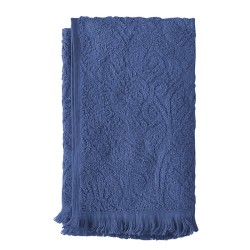 Хавлиена кърпа от 100% памук Аксела в тъмносин цвят