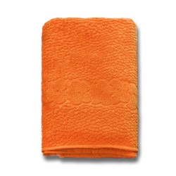 Хавлиена кърпа от 100% памук Венера в оранжев цвят