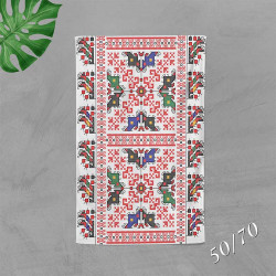 Хавлиена кърпа с народни мотиви 7579