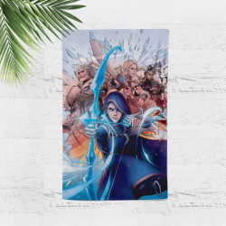 3D ПЛАЖНА ХАВЛИЕНА КЪРПА 6962