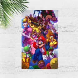 3D детска хавлиена кърпа SUPER MARIO 3D детска хавлиена кърпа SUPER MARIO