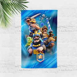 3D Плажна хавлиена кърпа CLASH ROYALE
