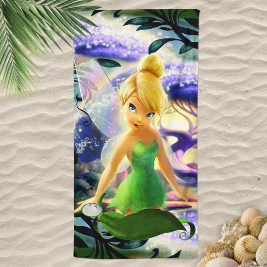 3D Плажна хавлиена кърпа TINKERBELL