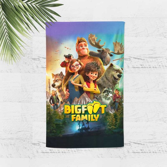 3D ДЕТСКА ХАВЛИЕНА КЪРПА BIGFOOT FAMILI