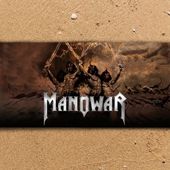 Плажна хавлиена кърпа Manowar Skull