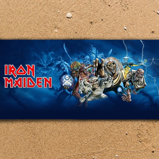 Плажна хавлиена кърпа Iron Maiden Group