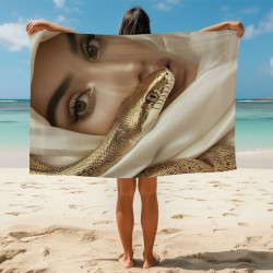 3D хавлиена кърпа със змия 13439