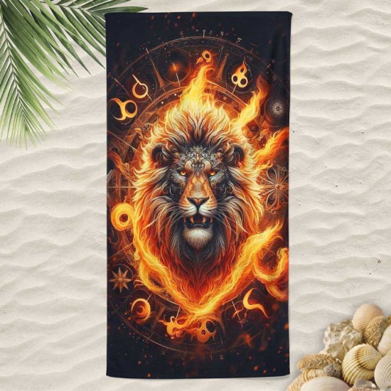 3D хавлиена кърпа Zodiac Leo 13778