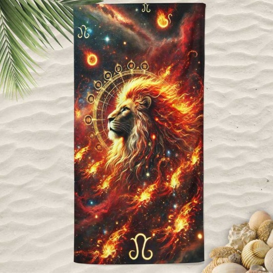 3D хавлиена кърпа Zodiac Leo 13780