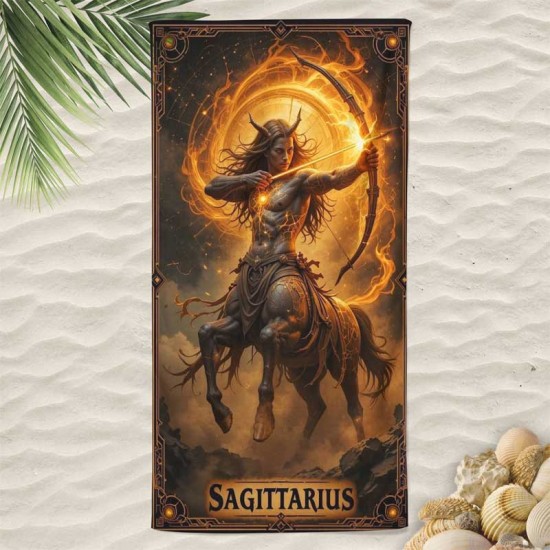 3D хавлиена кърпа Zodiac Sagittarius 13789