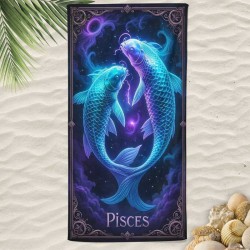 3D хавлиена кърпа Zodiac Pisces 13792