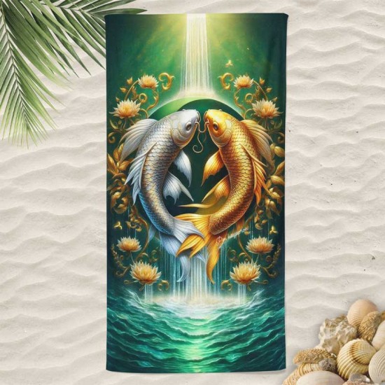 3D хавлиена кърпа Zodiac Pisces 13793