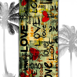 Плажна хавлиена кърпа Love