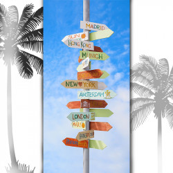 Плажна хавлиена кърпа Direction