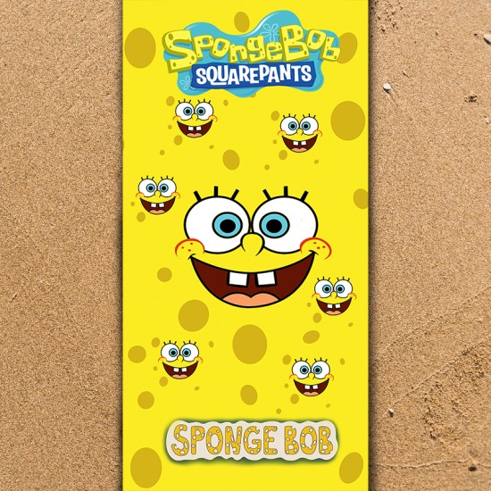 Плажна хавлиена кърпа SpongeBob