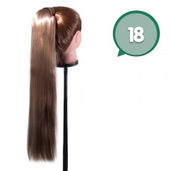 Дълга права опашка за коса - №18 