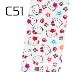 Широко декоративно фолио за нокти C51