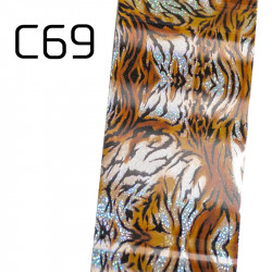 Широко декоративно фолио за нокти C69