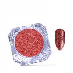 Пигментна пудра за декорация на нокти PG - Червено